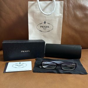 Prada Purple Lilac VPR 15L Frames Prescription Eyeglasses 7ON-1O1 | 51-16-135